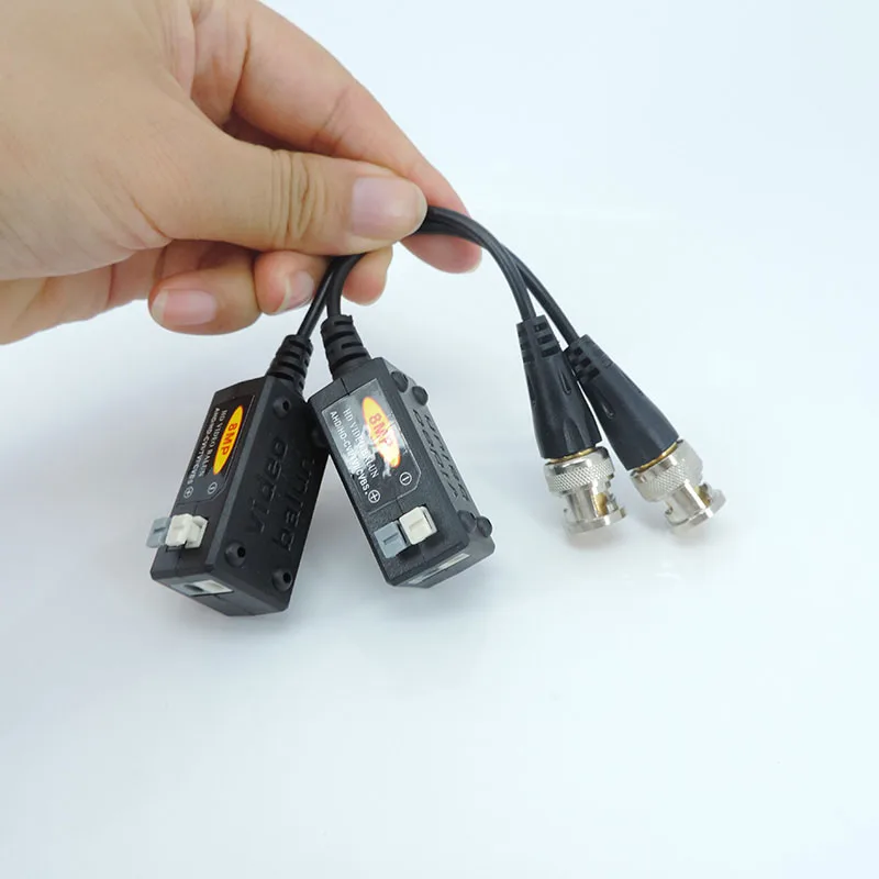 5pairs 10pairs 8MP Passive HD Video Balun Transmission 4K BNC Balun CCTV Twisted Transmitter For AHD CVI TVI Camera e1