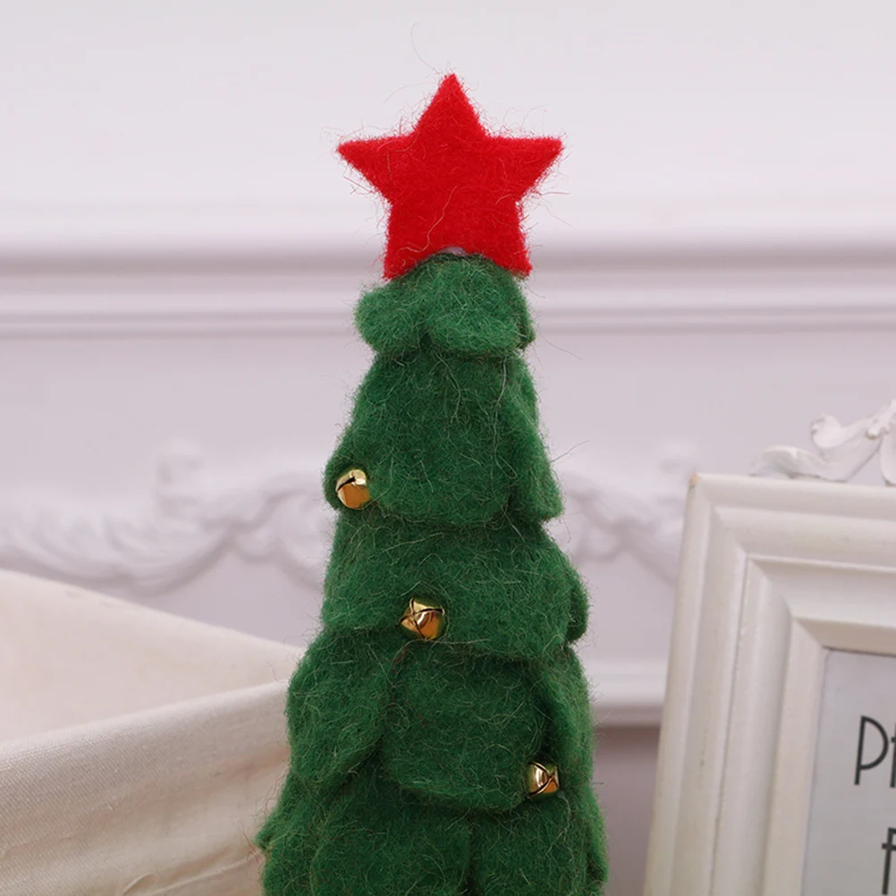 

Wooden Christmas Tree Simulated Desktop Decoration Holiday Decorations Ornament Centerpiece