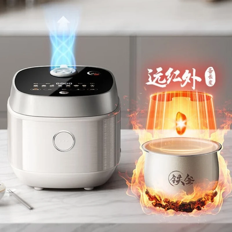 4L Electric Rice Cooker Micro Pressure Far Infrared Heating Multifunctional Non-Stick Inner Pot Porridge Soup Steamer Keep Warm