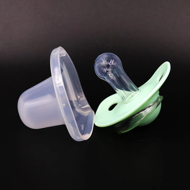 2 Stück/Packung Baby-Schnuller mit Bezug für den täglichen und nächtlichen Gebrauch – Detail 3