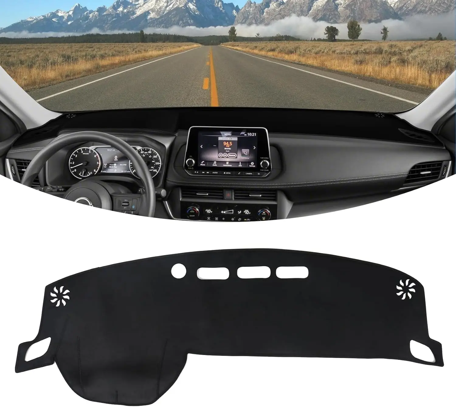 

Dash Cover for Nissan Rogue 2021 2022 2023 2024 2025 Accessories Flannel Dashboard Cover Dash Cover Mat