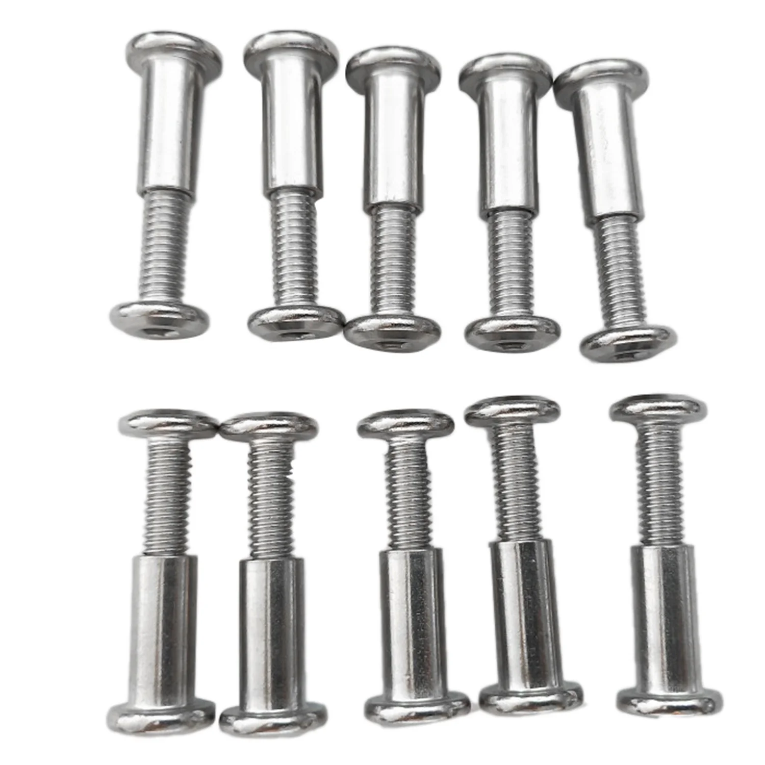 20 Pcs Screw Post Fit for 5/16Inch(8mm) Hole Dia Male M6X20mm Female M6X18mm Belt Buckle Binding Bolts Leather Fastener