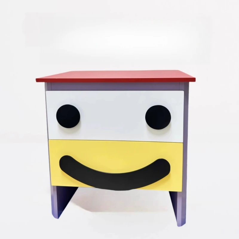 

High value bedside table, original bedroom children's room side a few Memphis furniture Internet celebrity creative