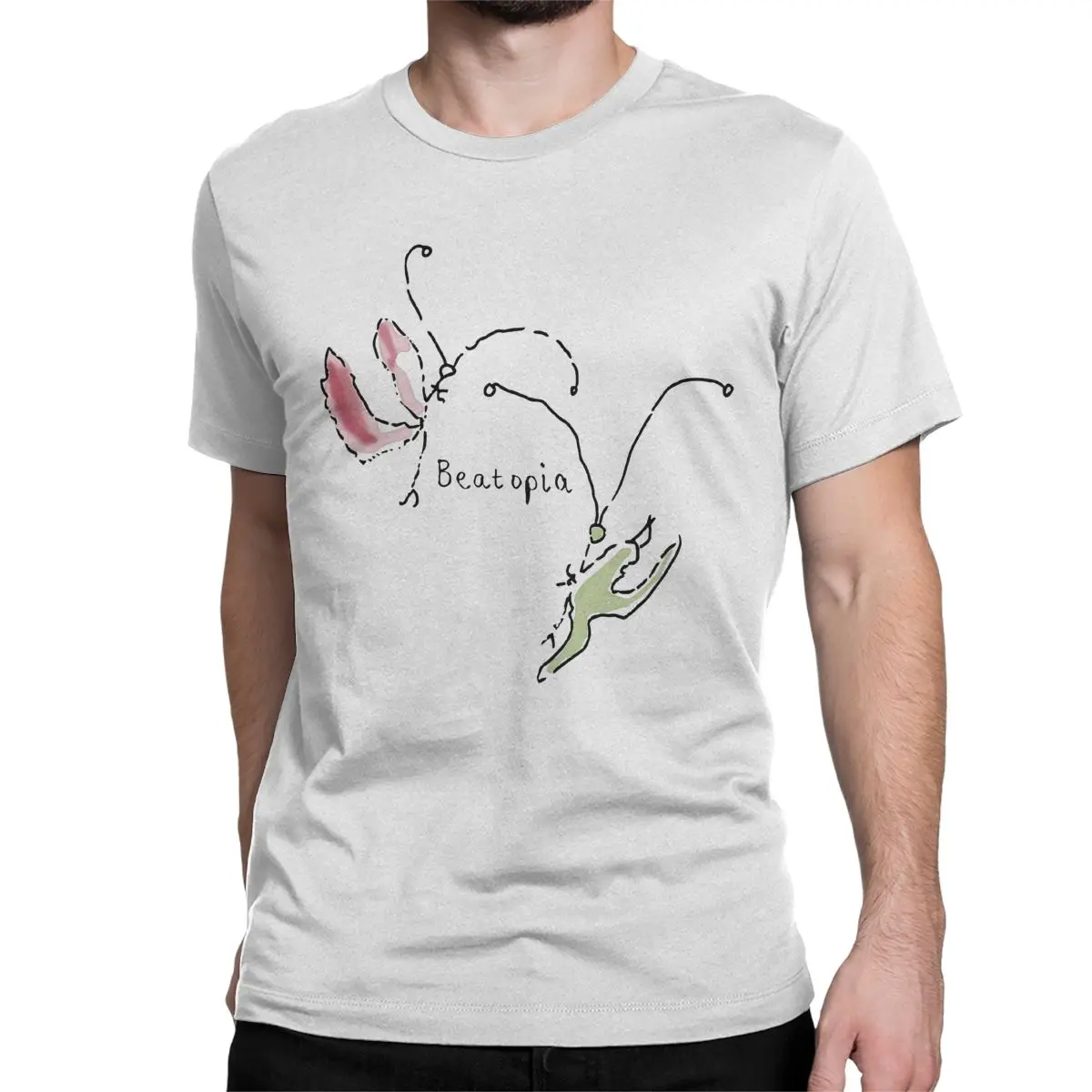 الرجال تي شيرت Beabadoobee ألبوم الفرقة هدية لمحبي مضحك 100% القطن تيز قصيرة الأكمام تي شيرت Crewneck الملابس حجم كبير #2