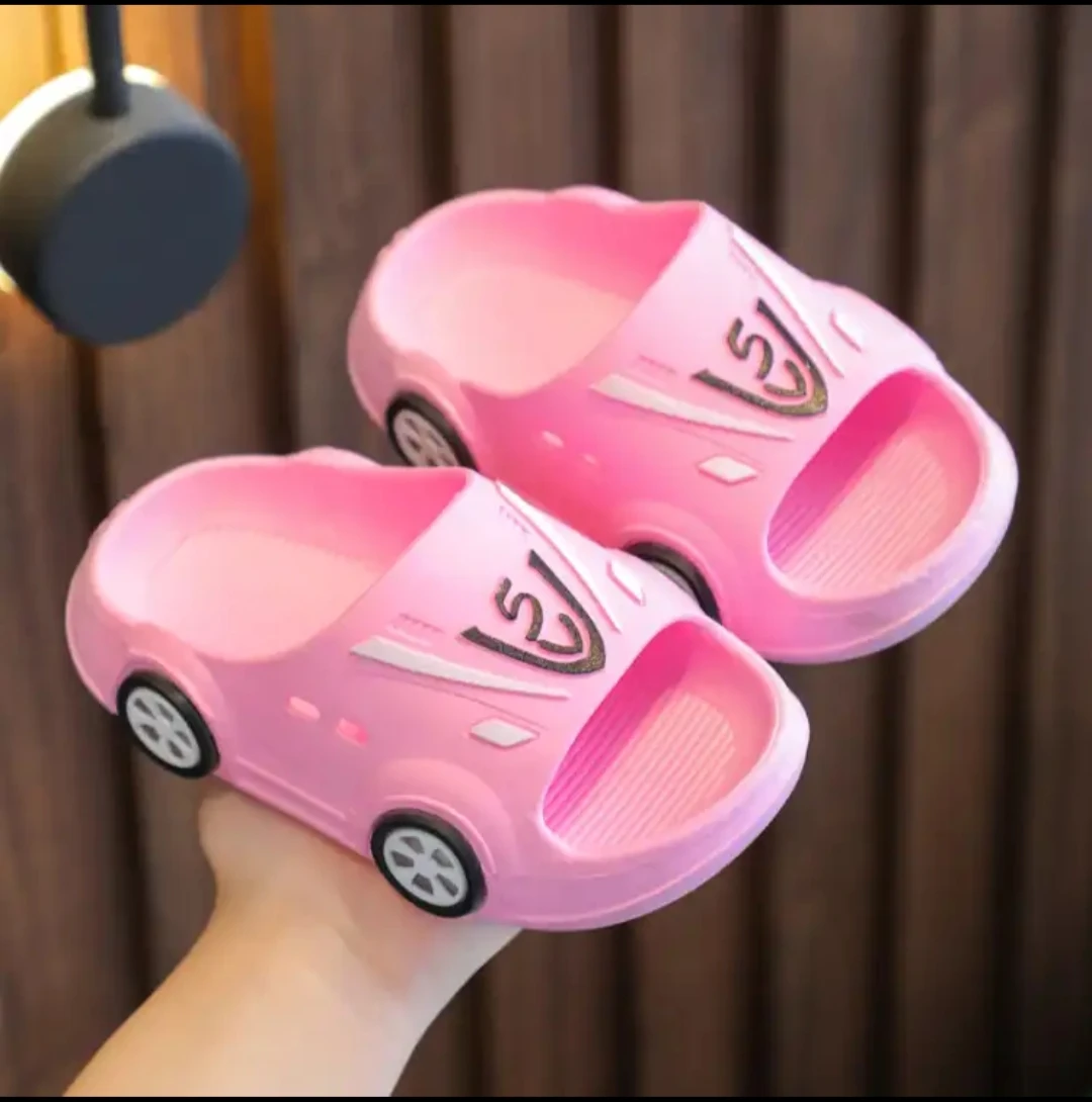 Children Slippers Comfortable Summer Garden Beach Sandals Car Style Light Baby PVC Bathroom Shoes Non-Slip For Boys Girls