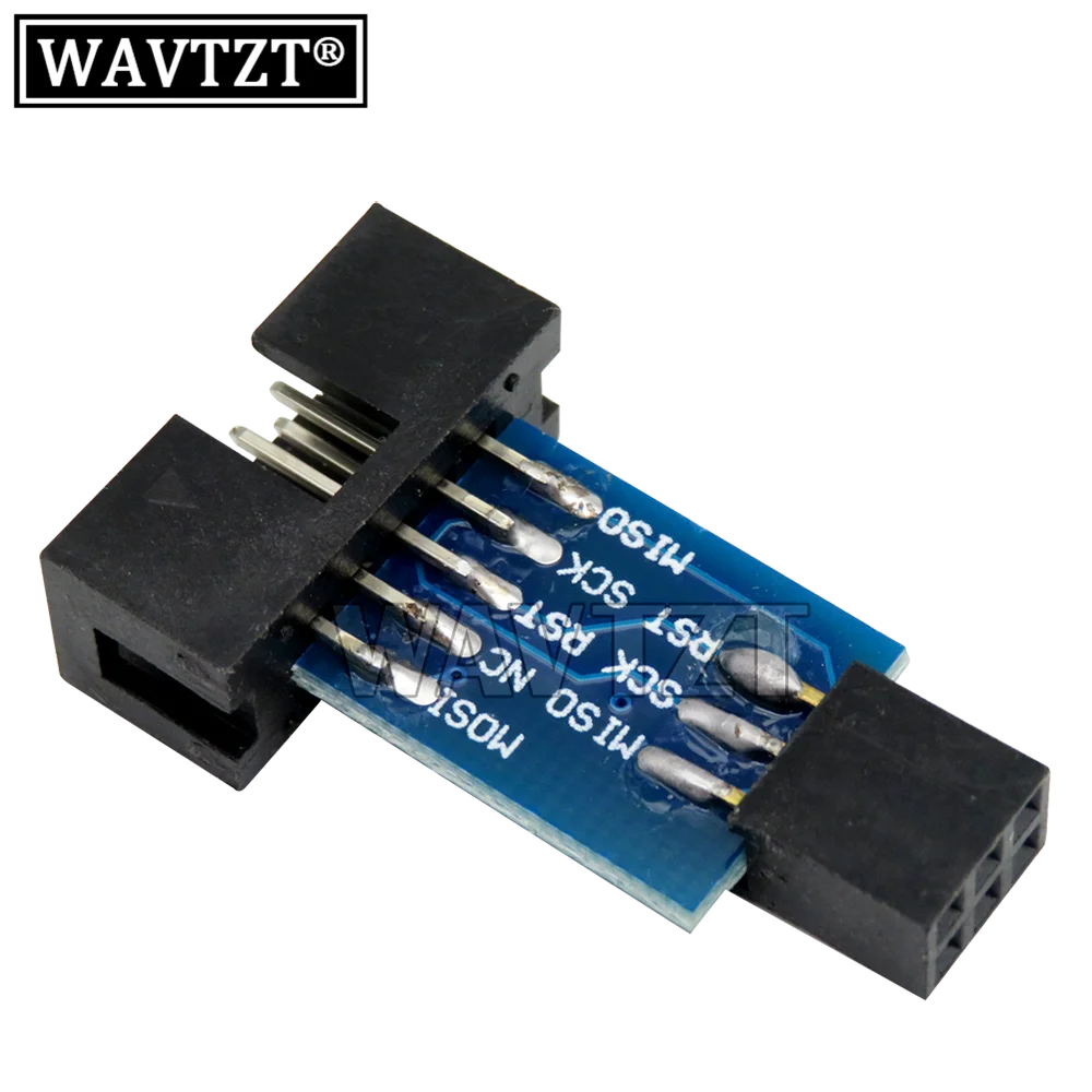 10Pin To 6PiN Convert To Standard 10 Pin To 6 Pin Adapter Board For ATMEL STK500 AVRISP USBASP ISP Interface Converter AVR