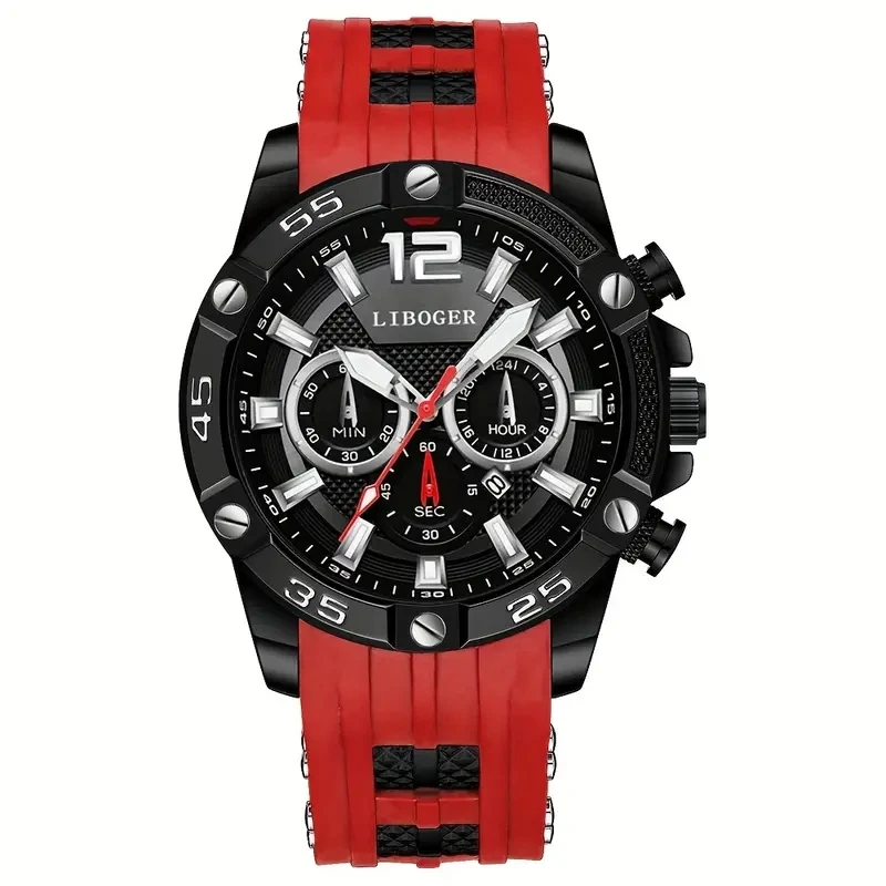 Men's Luxury Large Dial Quartz Wristwatch