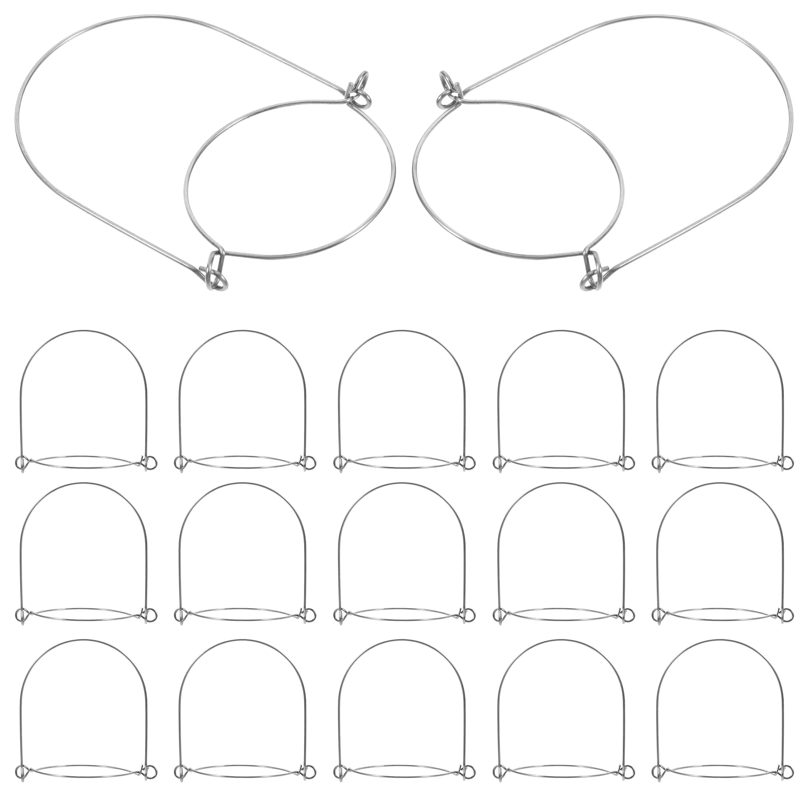 20 個ステンレス鋼メイソンジャーハンガーリング防錆金属フック装飾収納用簡単にインストールメイソンジャーキッチン用