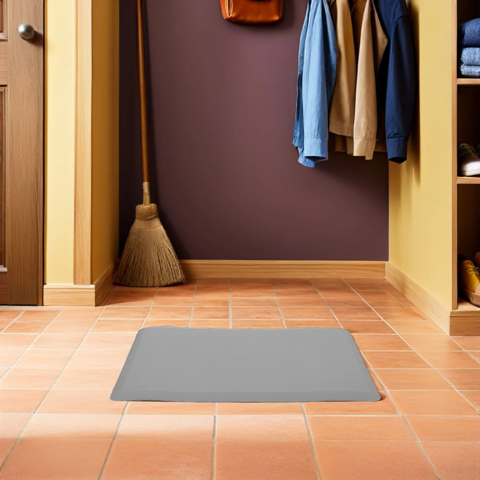 

Anti Fatigue Kitchen Mat Thick Cushioned Floor Mat Non Slip Waterproof Surface for Kitchen Sink Laundry Room Standing