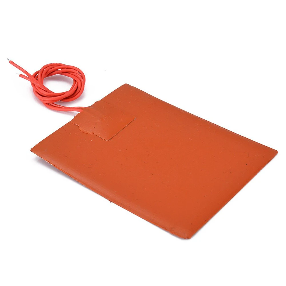 

Home Heating Pad Space Heaters Silicon Rubber Waterproof 12V DC 20W 80x100mm Flexible For 3D Printer Heater Pad