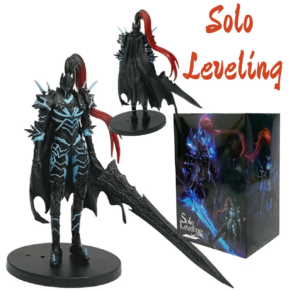 21 centimetri Solo Livellamento Anime Figura Cavaliere Commander Yeagley Berserker Anime Periferico PVC Modello Collezione Figurine Bambola Giocattoli Regalo