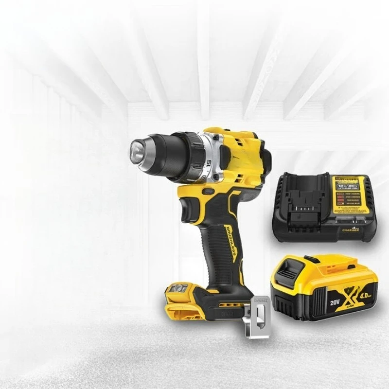 

20V lithium battery brushless compact electric drill screwdriver stand-alone DCD8014.0Ah