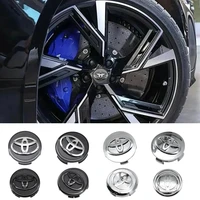 4 Tapas de Centro de Rueda de 57/62mm para Toyota Corolla, RAV4, Levin, Yaris, C-HR, Camry, Prado, Prius - Accesorios para Coche