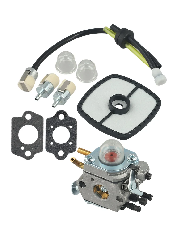 1set Carburetor Kit For C1U-K42 For Echo PB200 PB1000 PB2100 PB-2155 Blower ES-2100 Shredder Leaf Debris Blower Part       New