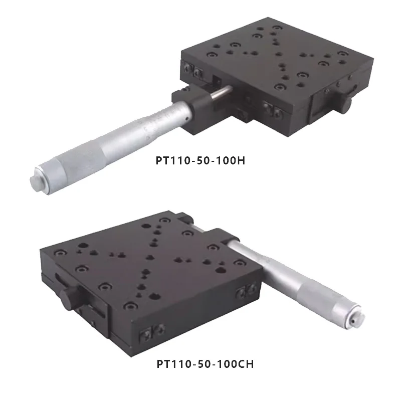 PT110-50-100CH High Precision Manual Translation Table, Mobile Stage, Displacement