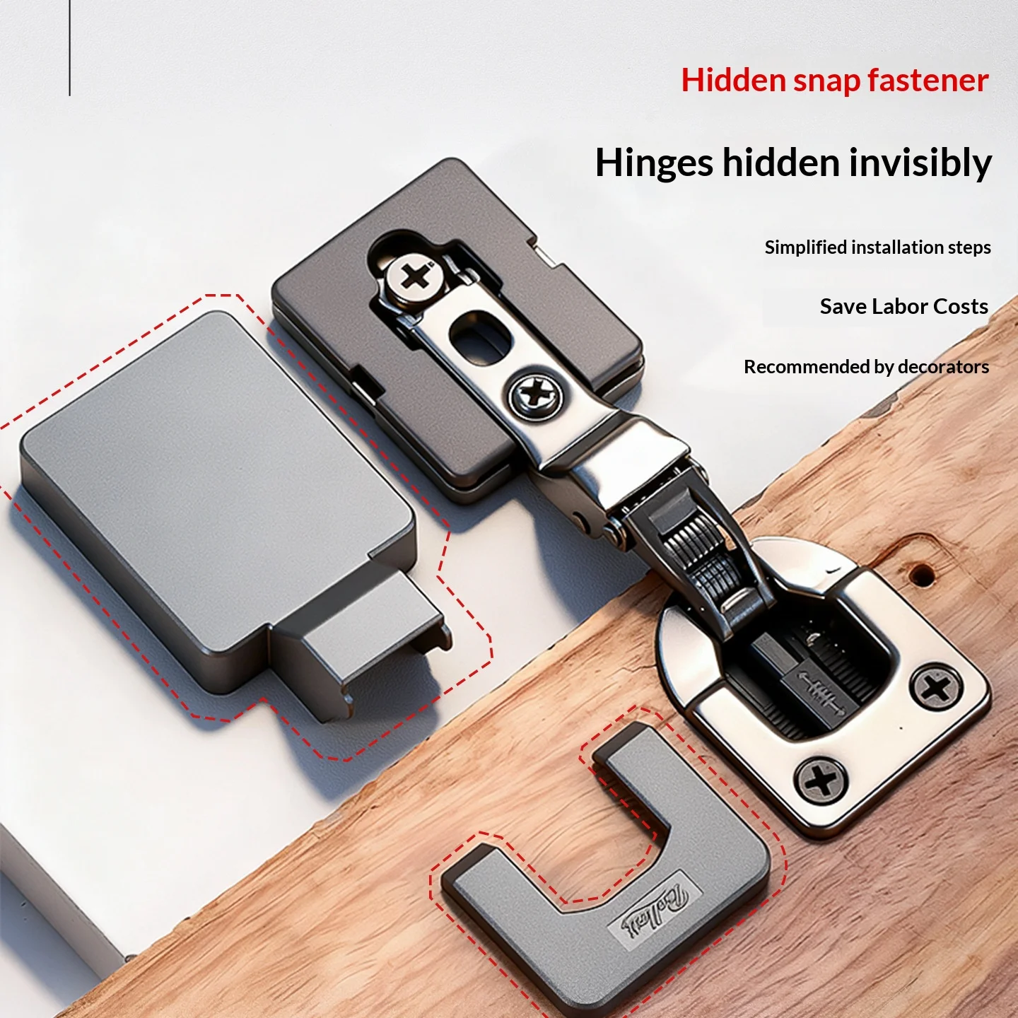 Adjustable Torque Hinge for Wardrobe Doors Blum Kitchen Accessories for Jewelry Boxes Straight Damper Cupboard Hardware Arm Bed