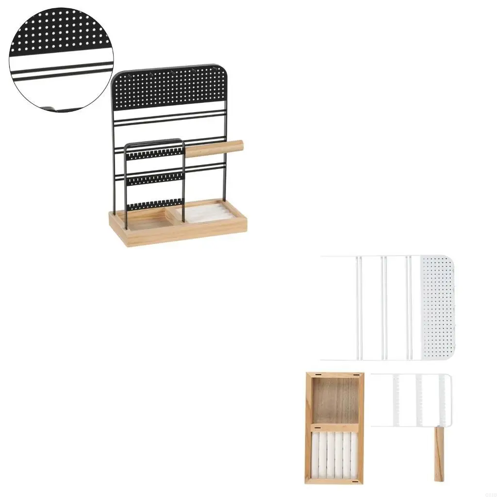 

Удобная и стильная деревянная подставка для ожерелья Уникальный держатель для хранения ювелирных изделий