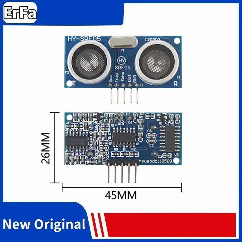 1PCS HYSRF05 Ultrasonic Module 5Pin HY-SRF05 SRF05 Distance Measuring Transducer Sensor