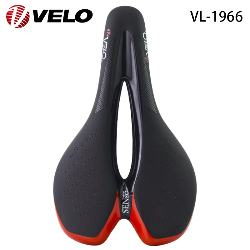 

VELO VL-1966 Ultra Light Ti-Alloy Rail Carbon Rail Zone Cut Arctech Technology Road Bike MTB Bicycle Racing Saddle Cycling Parts