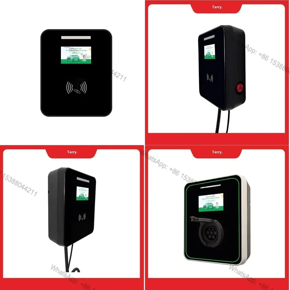 Hot Sale New Energy Electric Vehicle Charging Station Wall-Mounted 7/11/22kw OCPP Commercial Credit Card Charger Model