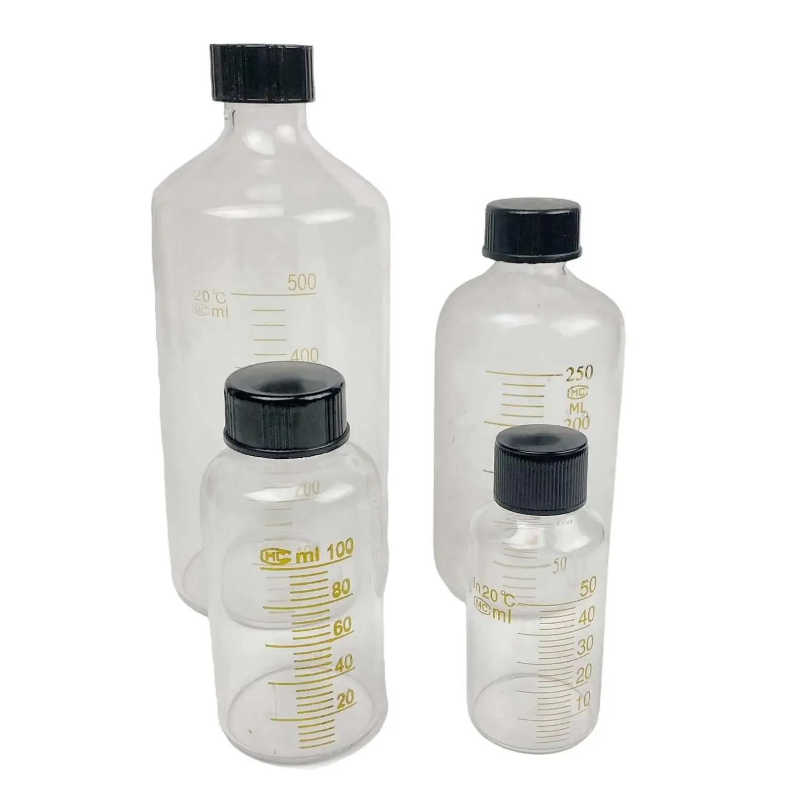 50ml 100ml 150ml 200ml 250ml 500ml Borosilicate Glass Scale Serum Bottle Reagent Sample Bottle Lab