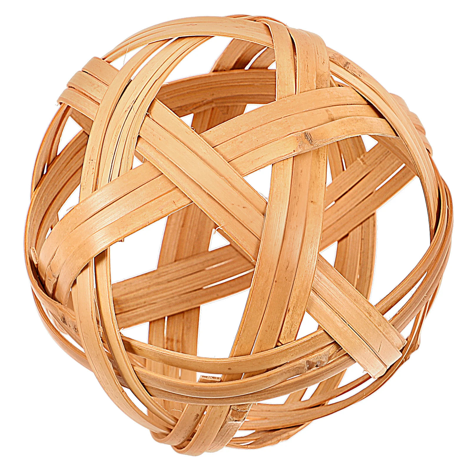 

Woven Bamboo Ball 10cm Diameter Decorative Crafts Home Tabletop Kids Multi function Portable Bamboo Balls