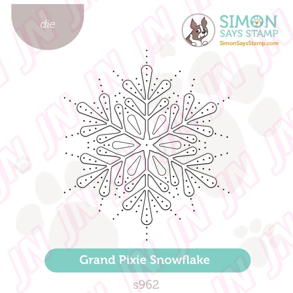 2025 Christmas Halloween grand pixie snowflake wafer diy clear stamp metal cutting dies paper card album mould embossing craft