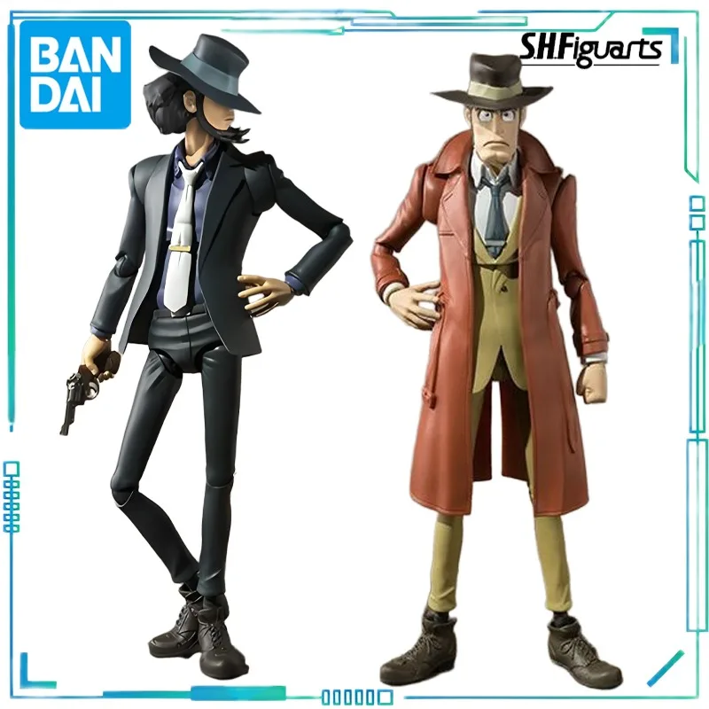 

Оригинальная модель BANDAI S. H. Figuarts Series Lupin III, размер Daijie и Qian Xingyi, подвижная готовая модель продукта, старая модель