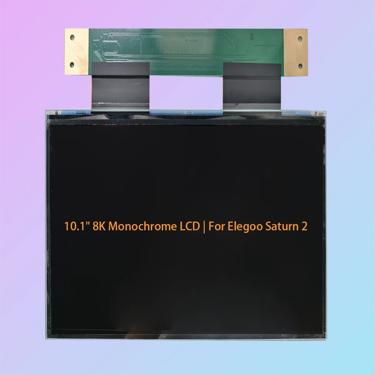 10.1 Inch 8K Monochrome LCD Screen Exposure Mask For Elegoo Saturn 2 3D Printer Replacement Display Repair Part