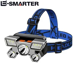 Powerful Rechargeable Head Flashlight for Fishing Led Headlamp Nitecore Camping Headlights Hunting Torch Hiking Front Lanterns