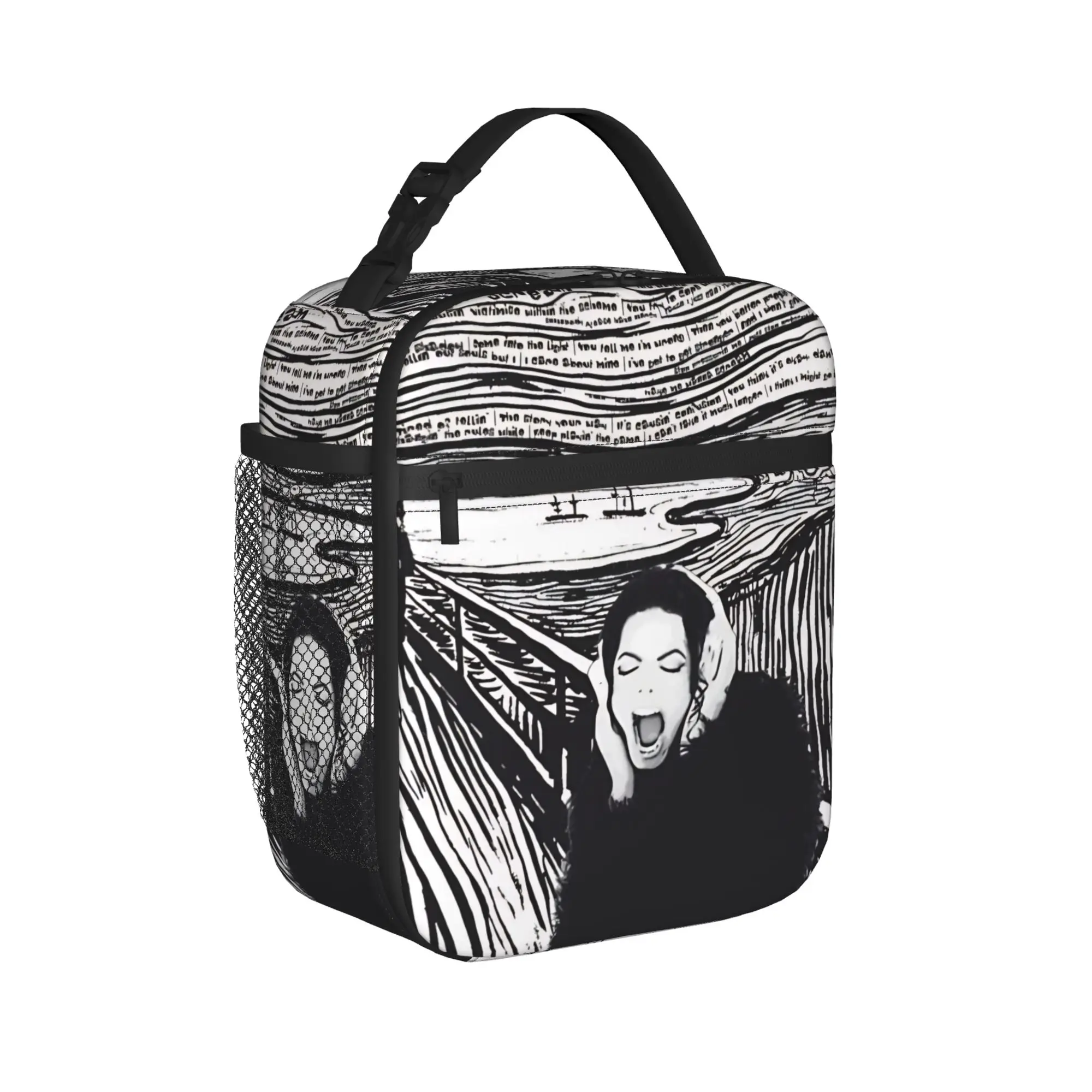 MJ Pop King Insulated Lunch Bag Large M-Michaels Lunch Container Thermal Bag Tote Lunch Box Office  Outdoor Girl Boy
