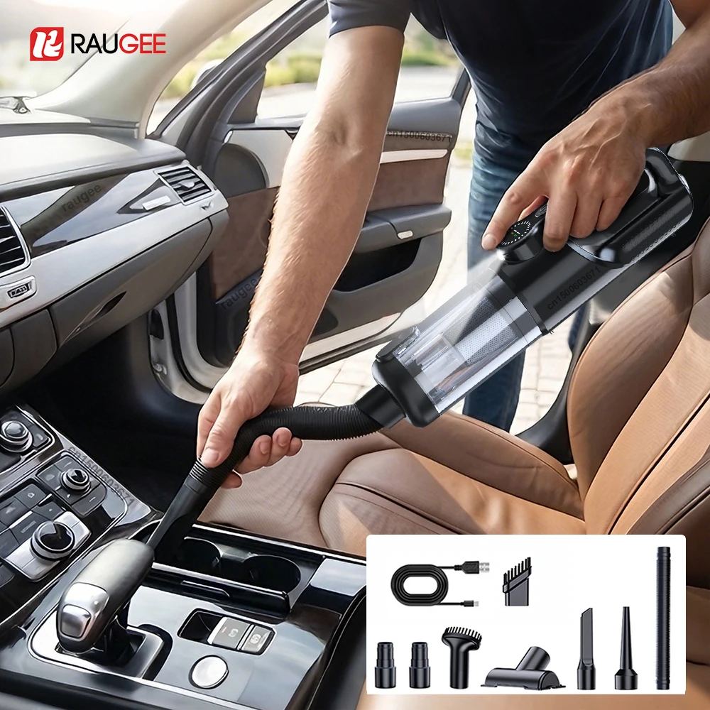 Car Vacuum Cleaner Handheld Wireless Portable Vacuum Cleaner One Button Dust Dump Powerful Suction Vacuum Cleaner for Car Home