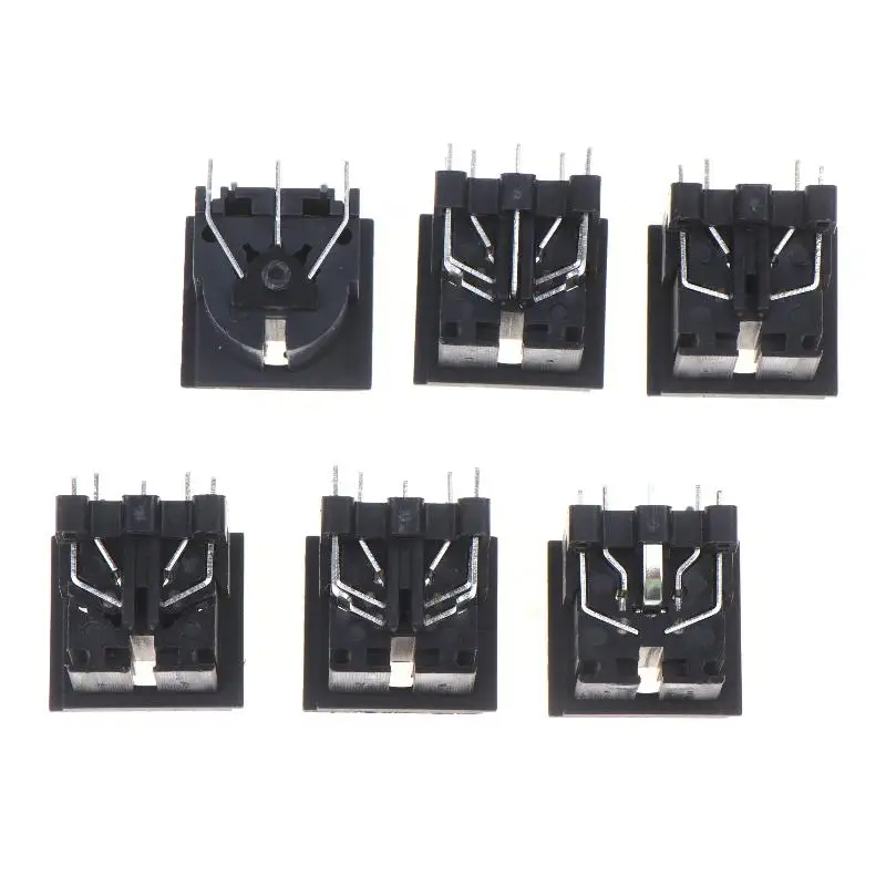 2PCS 3-8 Pin Mini DIN Female Socket Connector Universal Fit Plug Adapter for Keyboard Mouse Hobbyist DIY Projects