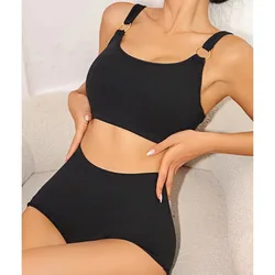 Underwear suit adjustable ladies' vest-type bra without steel ring and breathable thread