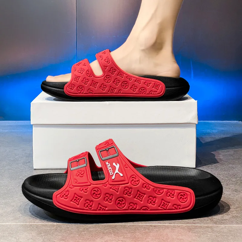 

Men's Yeezy-Inspired Slide Sandals Thick Sole Anti-Slip Summer Slippers Outdoor/Indoor Casual Wear Durable Beach & Home Shoes