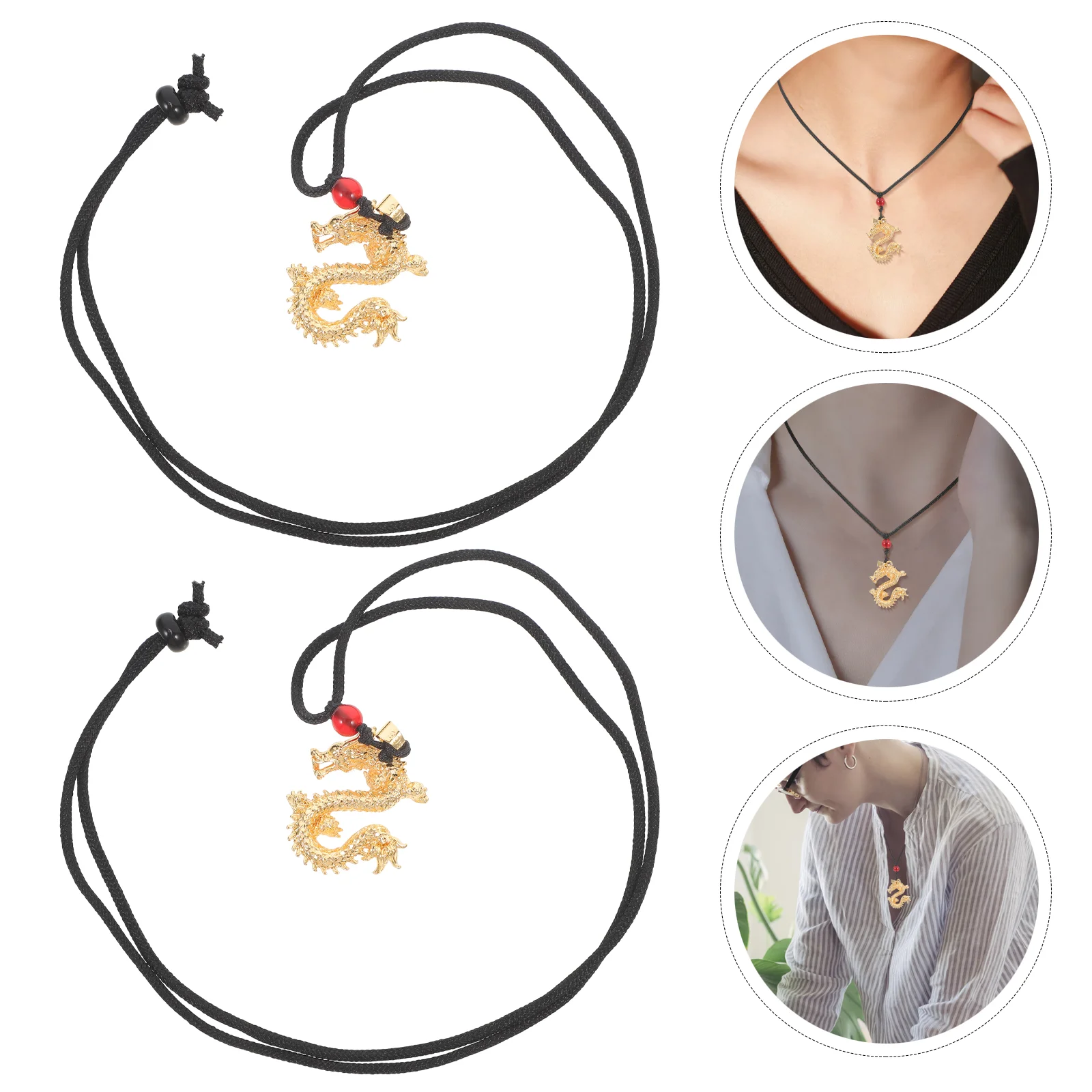 

2pcs Necklace Handmade Choker Pendants for Girls Women Vintage Metal Charm Jewelry Gifts Birthday Wedding