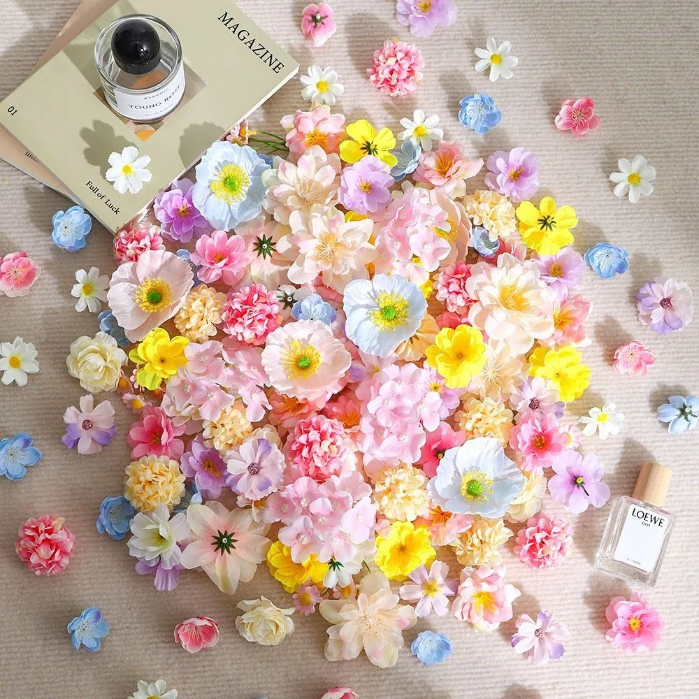 Künstliche Rosenblumen aus Seide für Hochzeitsdekoration, Heimdekoration, DIY-Bastelarbeiten, Geschenke, Girlanden und Zubehör – Detail 1