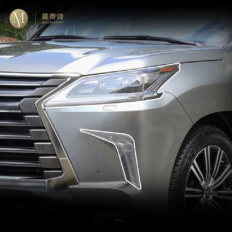 For Lexus LX570 2016-2021Car Exterior Film TPU PPF Headlamps Protective film Anti scratch Repair membrane Smoked headlight refit