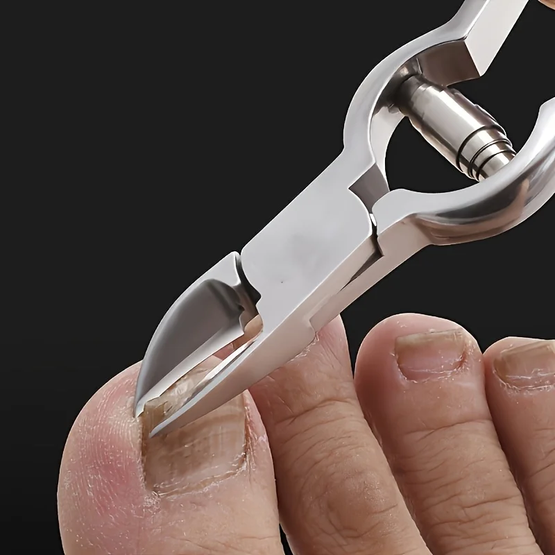 Heavy Duty Toenail Clippers | Stainless Steel Nail Trimmer with Sharp Blades Large Grip for Thick Hard Ingrown Toenails Pedicure