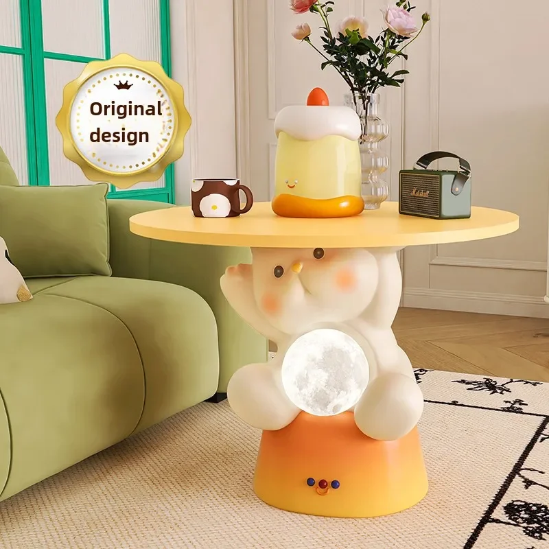 

Home Decor Sculptures & Figurines Decoration Accessories Pudding Cat Moon Lamp Side Ornaments Living Room Resin Animal Statues