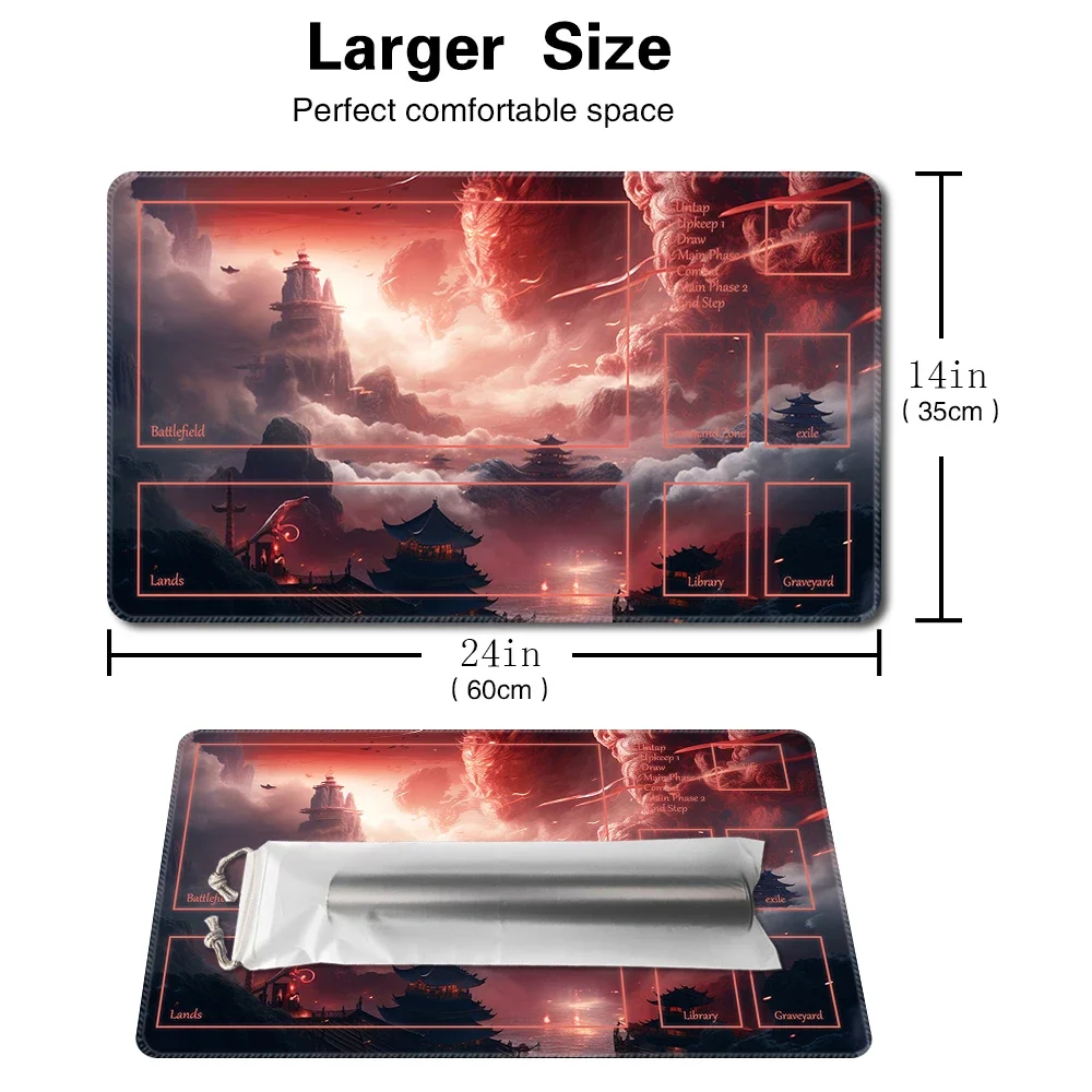 Zephyr Olympus-jeu de société MTG tapis de jeu taille 60X35 CM Compatible pour TCG