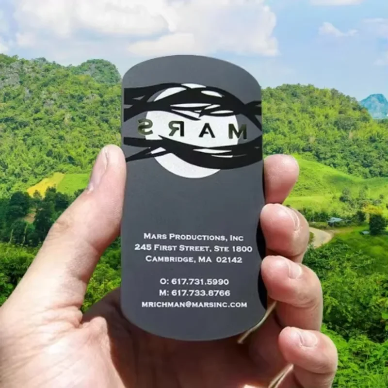 بطاقة عمل معدنية رخيصة الثمن لآلة النقش بالليزر