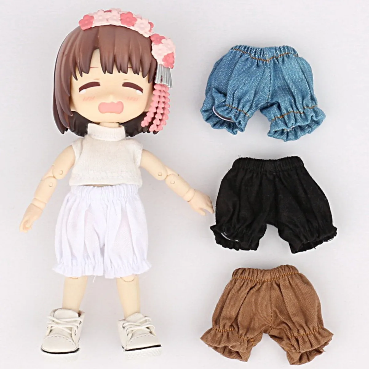 OB11 Dolls 1/12 Bjd Doll Clothes Lantern Pants DIY Doll Clothing Shorts Dress Up Clothing Collocation Clothes Accessories Toys
