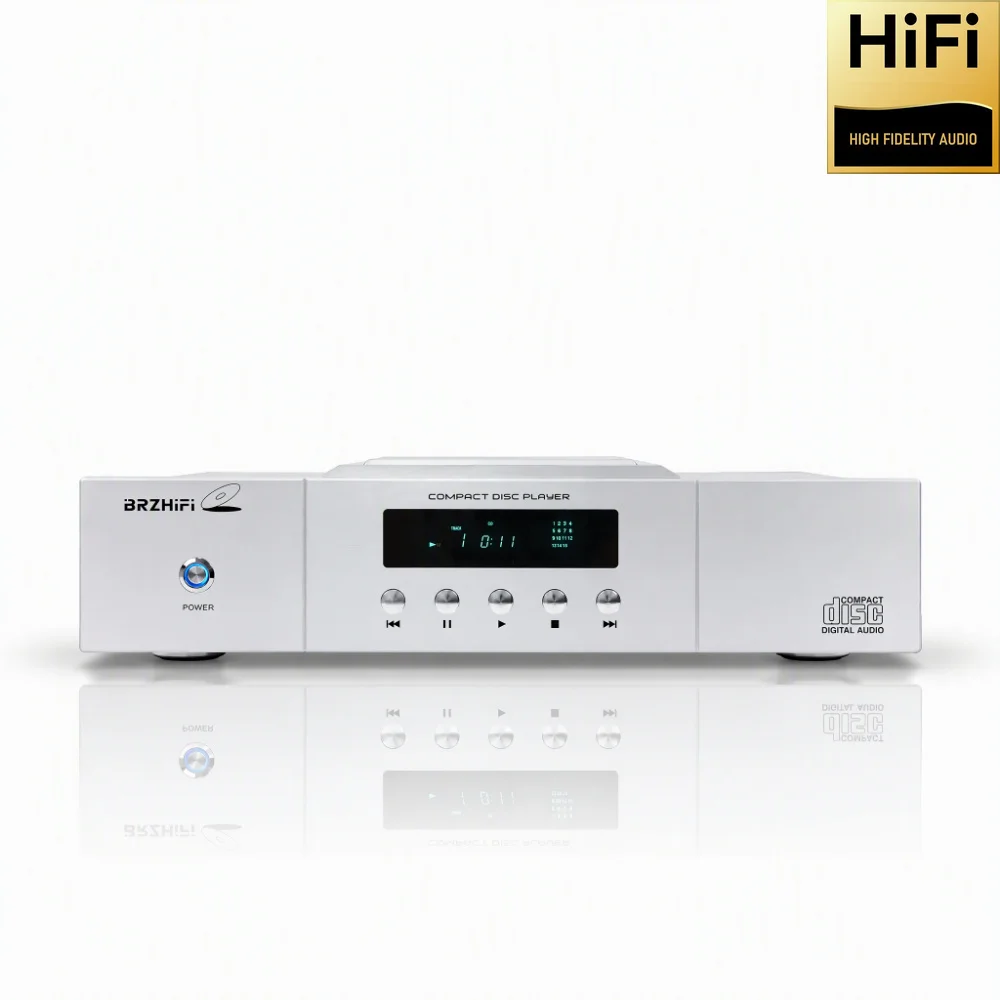 CHUBAN CD100 Audiophile CD Player with Top-Slide Cover, Balanced Decoding, Digital RCA Output, Home Audio with Remote Control