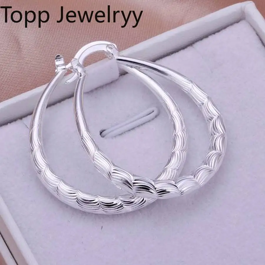 

fashion For women 925 Sterling Silver wedding hook beautiful High quality Earring Jewelry cute gift