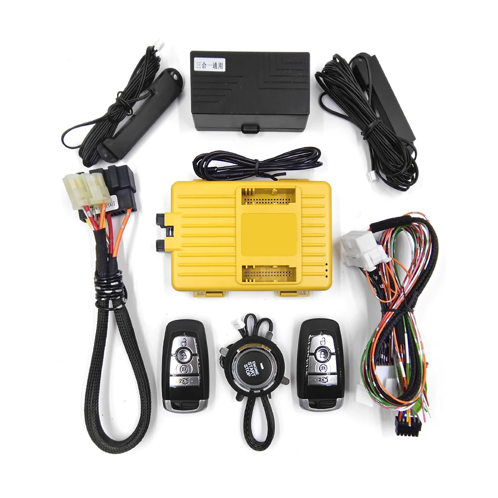 

Exclusive Production for Ford Upgraded Remote Starter PKE Keyless Entry Automotive Parts Push Start System Keyless Entry