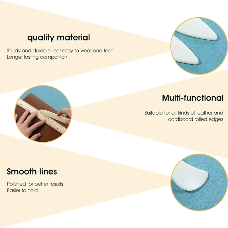 Paper Folding Tools Plastic Bone Folder Paper Creaser For Making Paper Crafts Quilting Leathercraft