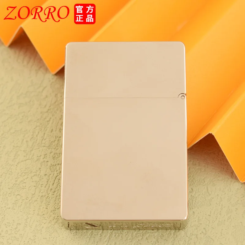 New Zorro Kerosene Lighter ZL8 White Nickel Light Plate Creative Personalized Flip-top Ignition Gift Lighter Can Be Wholesaled