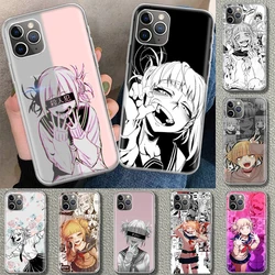 Custodia per telefono Anime Himiko Toga Waifu per iPhone 11 12 13 14 15 16 Pro Max Apple X XS XR 7 Plus 8 + Art Fundas 14 personalizzato