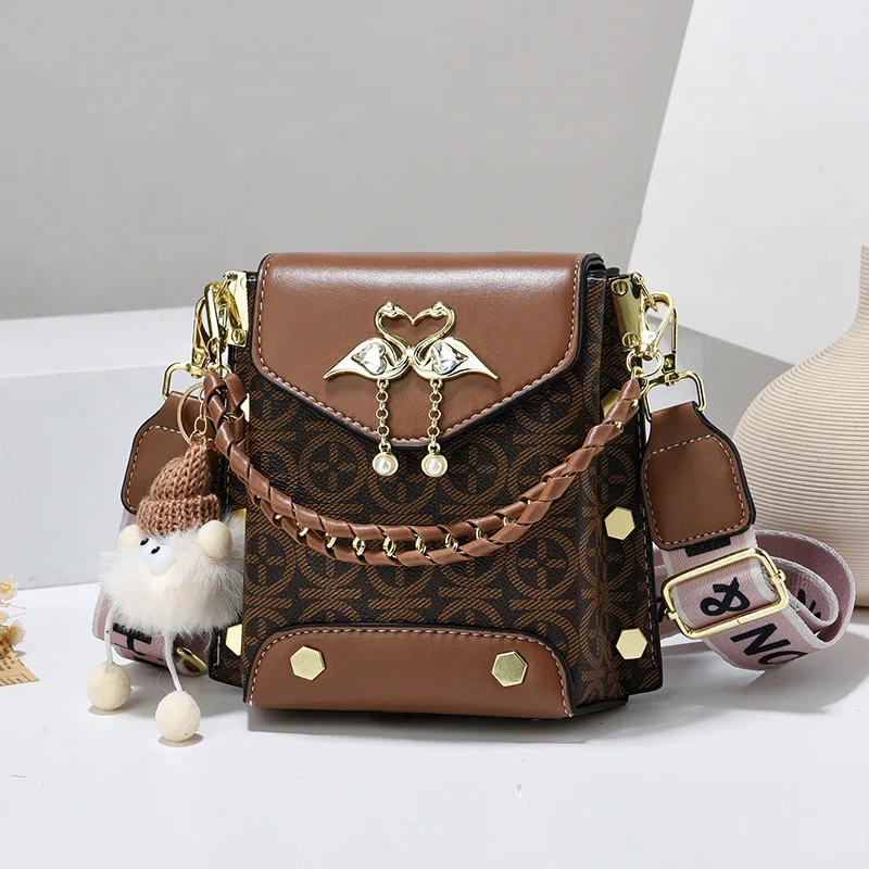 Mini Bolsas Crossbody para Mulher, Cadeias Lingge, Bolsa de Ombro, Marcas de Moda, Box Bag, Batom, Bolsas e Bolsas Sac, 2023